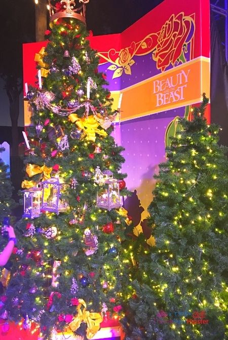 Disney Springs Christmas Tree Trail Beauty and the Beast