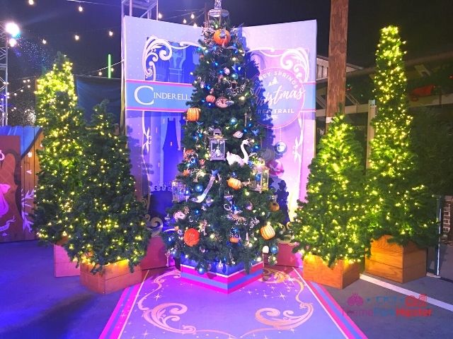Disney Springs Christmas Tree Trail Cinderella