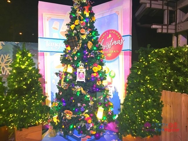 Disney Springs Christmas Tree Trail Rapunzel