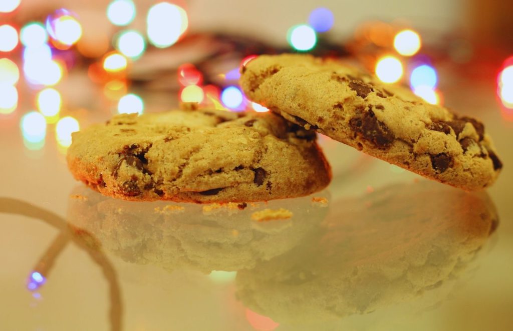 Chocolate Chip Cookies for Christmas at Busch Gardens Tampa. One of the best things to eat at Christmas Town.