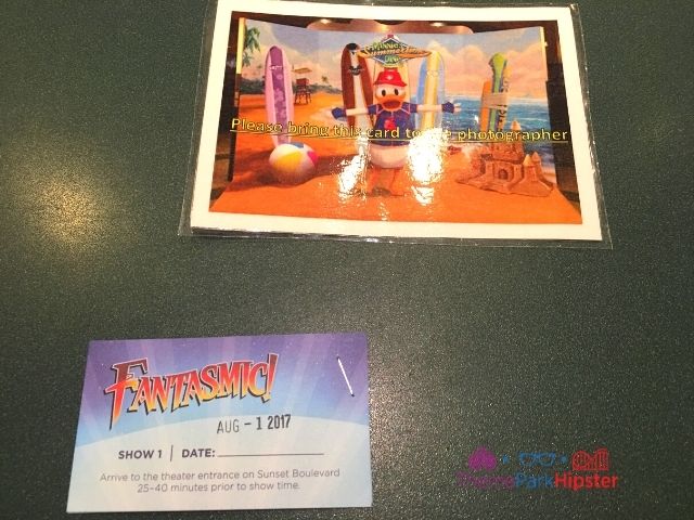 Fantasmic Dining Package at Disney Hollywood Studios Admission Card