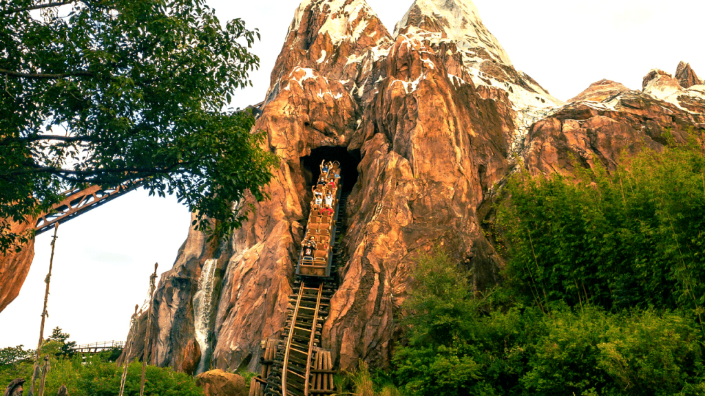 Animal Kingdom Expedition Everest. Photo copyright, ThemeParkHipster. One of the BEST Disney World Rides for Adults