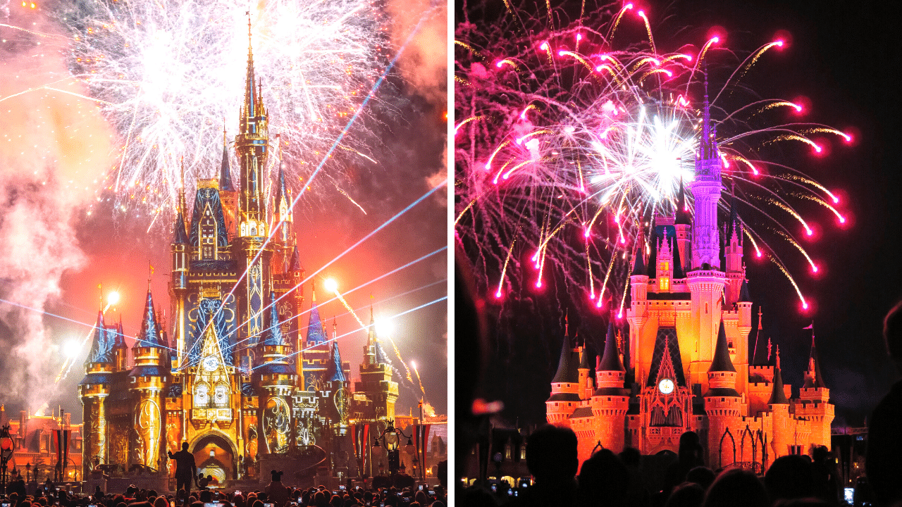 Disney fireworks show