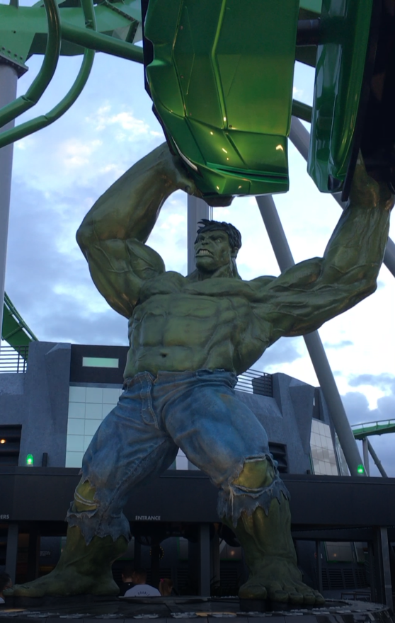 Hulk Roller Coaster Entrance