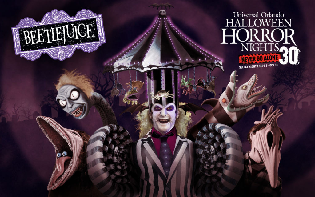 Beetlejuice at Universal Orlando Halloween Horror Nights 2021