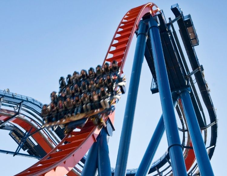 Busch Gardens Sheikra Roller Coaster using Groupon Busch Gardens Tampa deal for tickets.
