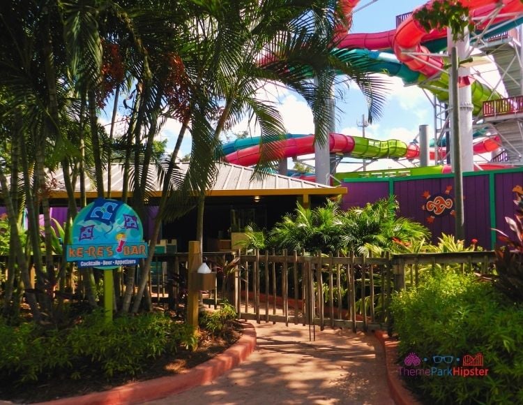SeaWorld Aquatica Orlando KeRe Bar next to Riptide Race. Keep reading to learn more about things to know before visiting Aquatica Orlando.