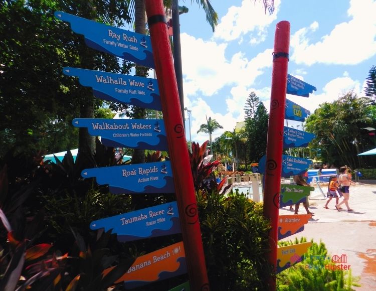 SeaWorld Aquatica Orlando Sign to Water Rides