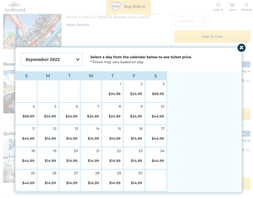 Seaworld Crowd Calendar 2022 Customize And Print