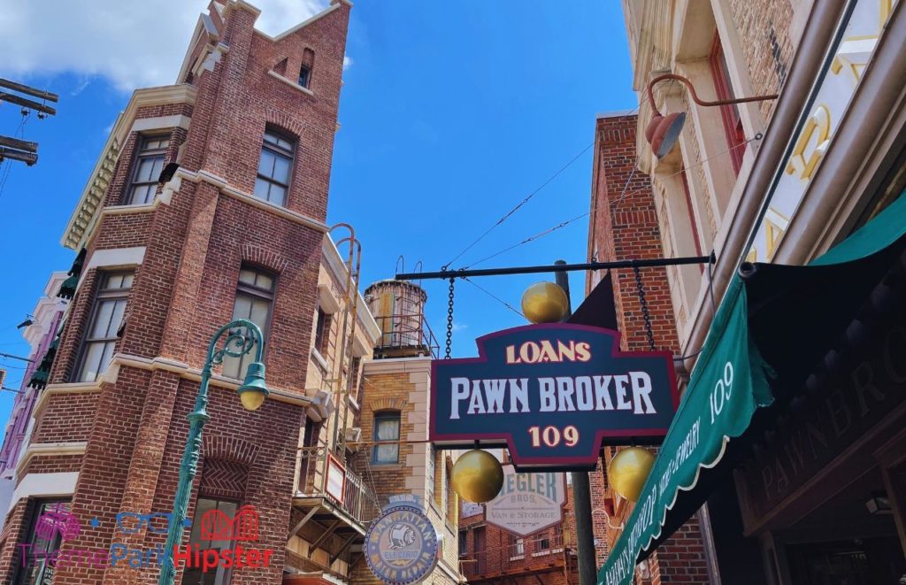 Back Alley at Universal Studios Orlando Florida. Keep reading for more information on the Universal Studios VIP Tour.