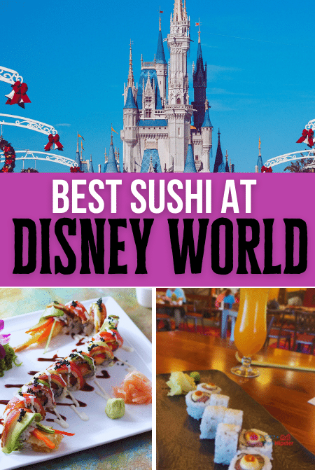 Best Sushi in Disney World with Cinderella Castle