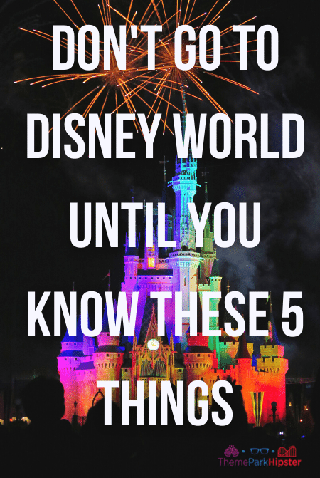 Don't Go To Disney World Until You know These 5 Things