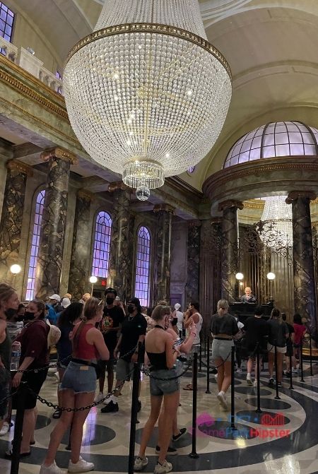 Gringotts Bank interior with Globin at Diagon Alley. The Best Wizarding World of Harry Potter Itinerary. 