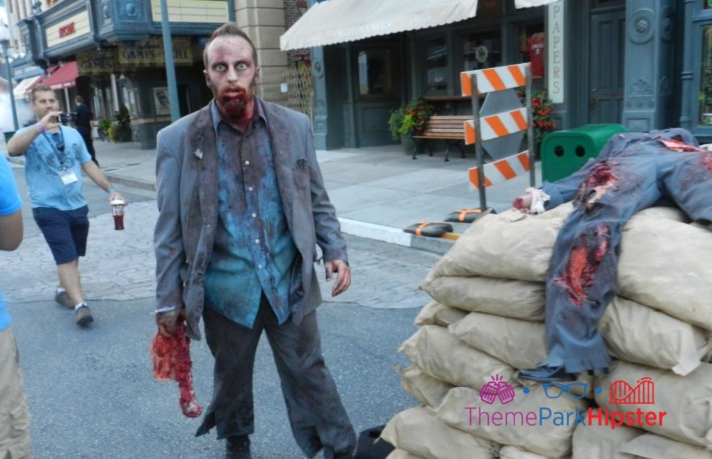 HHN 2013 Walking Dead Zombie. Keep reading for more Halloween Horror Nights rumors and secrets!