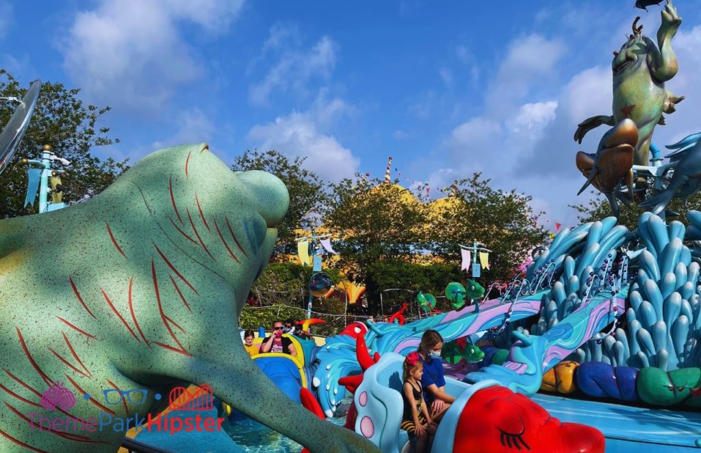 One Fish Two Fish Red Fish Blue Fish Ride at Islands of Adventure. Search online to find good cheap, discount Universal Orlando tickets.