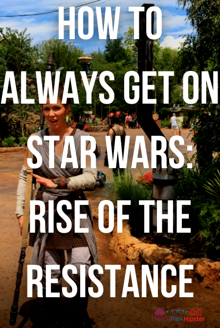 Star Wars Rise of the Resistance Virtual Queue