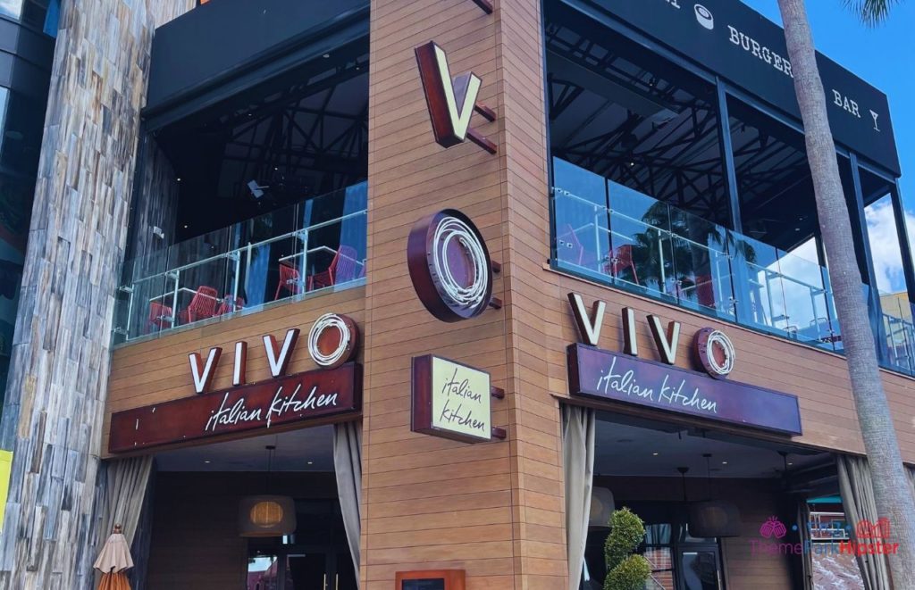 Vivo Italian Kitchen Universal CityWalk. One of the best restaurants in Universal Orlando CityWalk.
