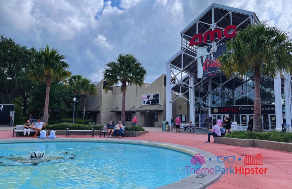 AMC Theater at Disney Springs. Keep reading to get the best things to do at Disney Springs for solo travelers on a solo disney world trip.