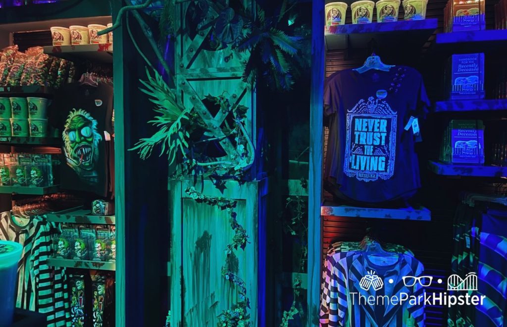 HHN 30 Beetlejuice merchandise Tribute Store Universal Orlando Halloween Horror Nights. Keep reading to learn about the Halloween Horror Nights Icons List and other HHN Icons and Characters.