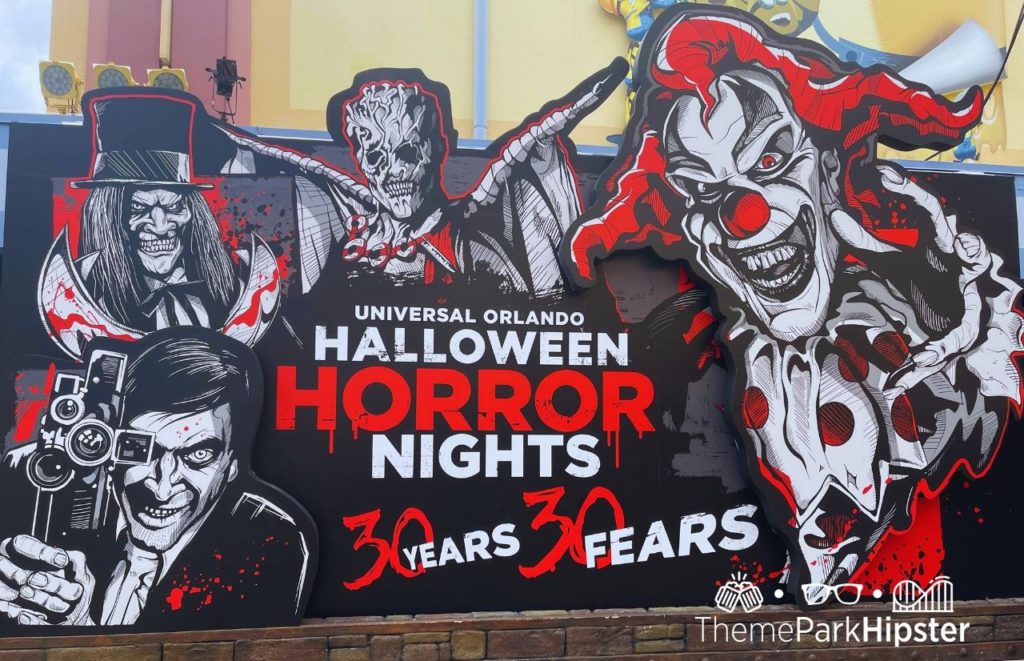 Universal Orlando Halloween Horror Nights HHN 30. Keep reading about going to Halloween Horror Nights alone on a Universal Orlando Solo Trip and why the tagline Never Go Alone shouldn't scare you!
