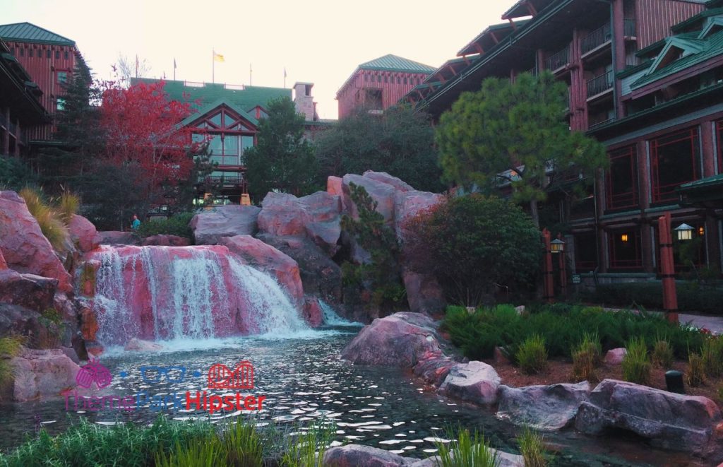 Disney Wilderness Lodge Waterfalls and Springs
