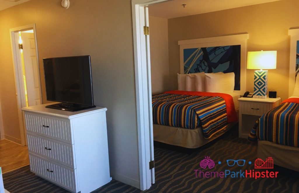 Hotel Breakers Suite Living Room Area with Bedroom View. Keep reading to learn about the best hotels near Cedar Point and where to stay in Sandusky, Ohio.