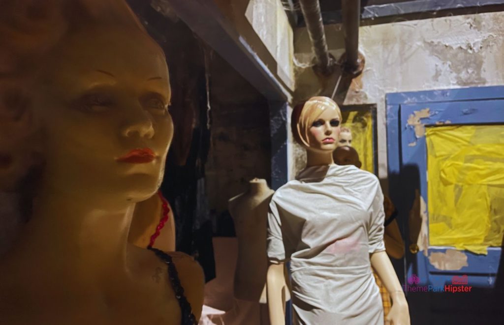 Case Files Unearthed Legendary Truth HHN 30 Unmasking the Horror Tour Mannequin Room Statues