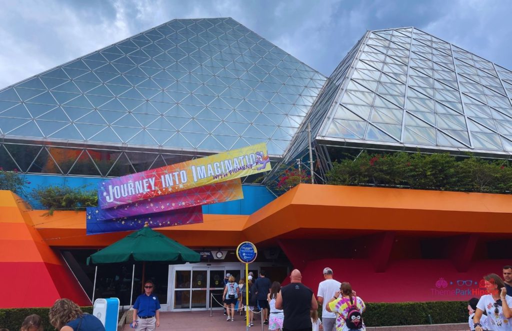 Epcot Journey Into Imagination with Figment Ride Disney Genie Lightning Lane Entrance