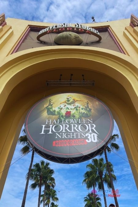 HHN 30 Universal Studios Arches for the Halloween Horror Nights Unmasking the Horror Lights On Tour