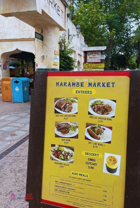Harambe Market Menu Ribs and Chicken Bowl Grilled Chicken Bowl Simba Cupcake Animal Kingdom. Making it one of the best restaurants in Animal Kingdom.