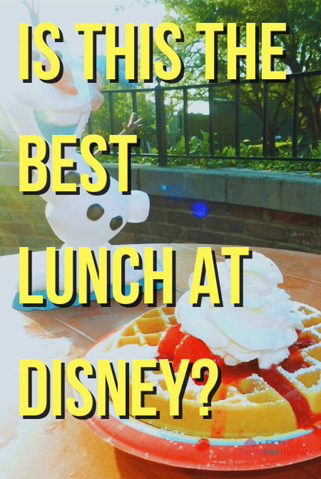 Is this the best Lunch at disney