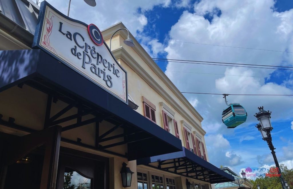 La Creperie de Paris Entrance at Disney Epcot