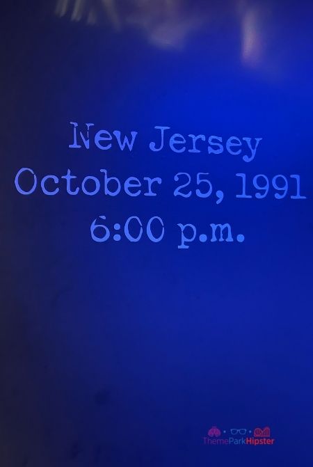 Legendary Truth HHN 30 Sign with New Jersey October 25 1991 for the Halloween Horror Nights Unmasking the Horror Lights On Tour