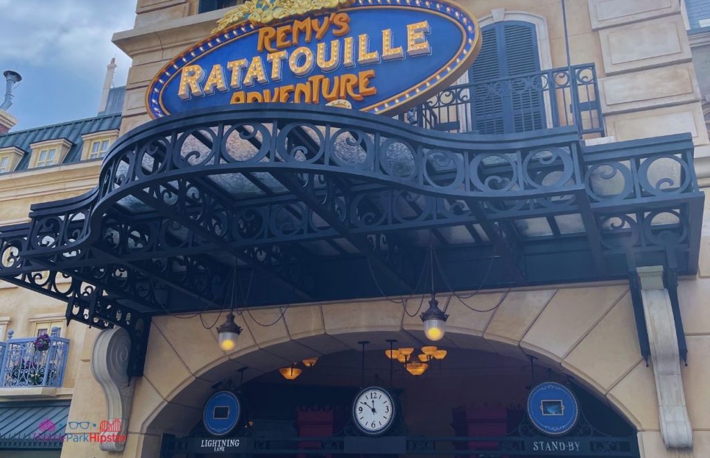 Remys Ratatouille Adventure Lightning Lane Entrance. Keep reading to get the full Remy's Ratatouille Adventure Guide: Photos, Secrets, Food and more!