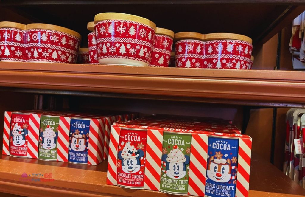 Candy Cane Mickey Mouse Christmas Cocoa Disney World Christmas Merchandise and Gift Ideas. Keep reading for the best Disney Christmas mugs.