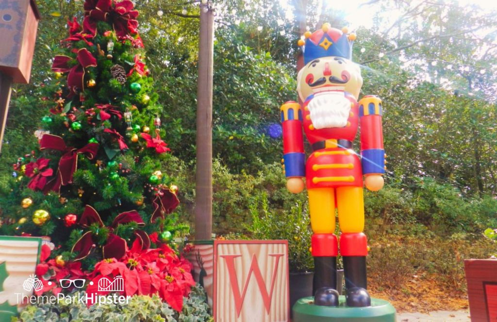 Christmas at Epcot 2013 Germany Pavilion with Toy Solider. Keep reading to get the best Disney Christmas shirts!