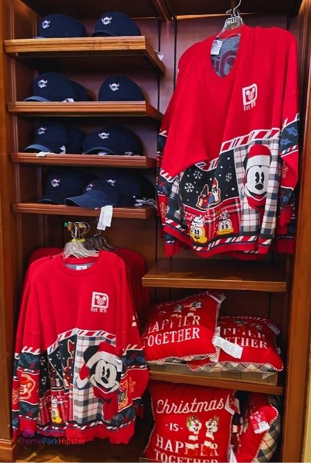 Disney Christmas Jersey in stop in Main Street USA Magic Kingdom Walt Disney World