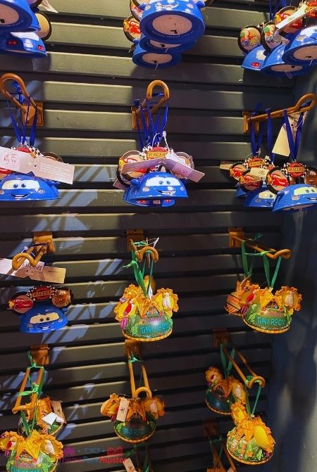 Disney Christmas Ornaments Cars and Enchanted Tiki Room