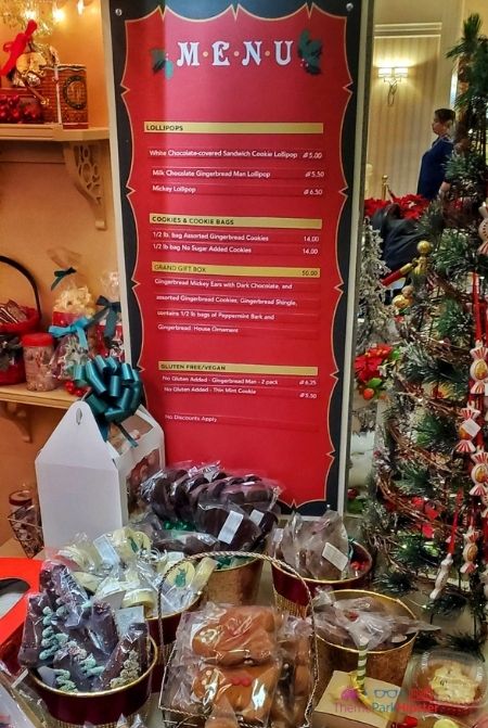 Disney Grand Floridian Gingerbread house menu. Keep reading to learn about the best Disney Resorts at Christmas!