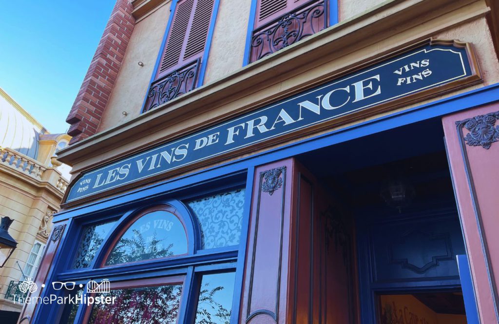 Les Vins de France Wine Shop in the France Pavilion at EPCOT in Walt Disney World Florida