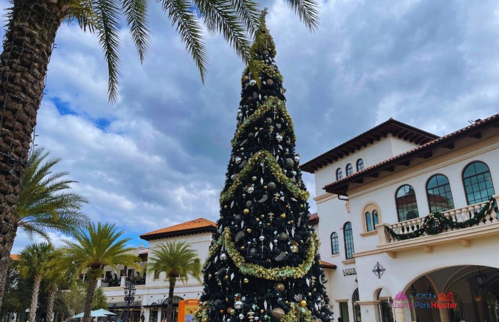 Main Christmas Tree at Disney Springs Shopping Center Walt Disney World