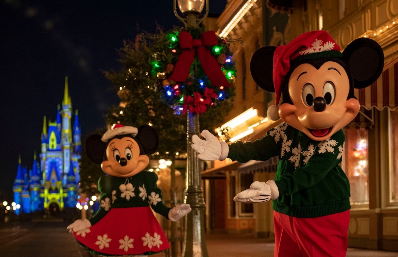 DISNEY Parks TEELICHT Mickey & Minnie Mouse Weihnachten Christmas DISNEYLAND 