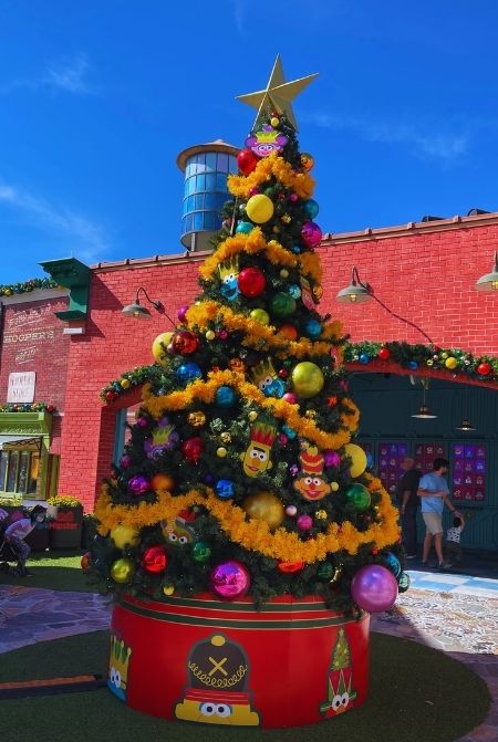 SeaWorld Christmas Celebration Sesame Street Land Christmas Tree