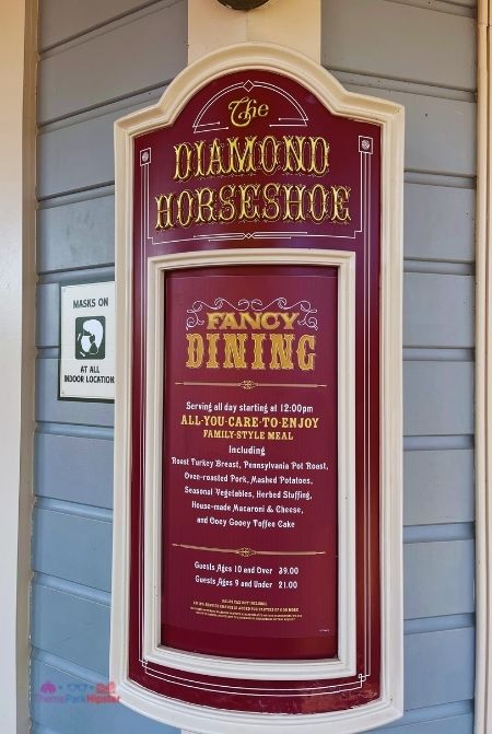 The Diamond Horseshoe Menu Display Magic Kingdom. Keep reading to learn how to do Thanksgiving Day at Disney World.