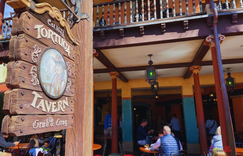 Tortuga Tavern Entrance Magic Kingdom. One of the best quick service and counter service restaurants at Magic Kingdom.