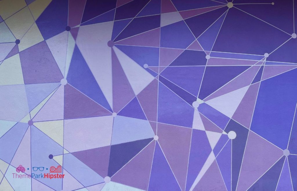 Disney Purple Wall at the Magic Kingdom Tomorrowland
