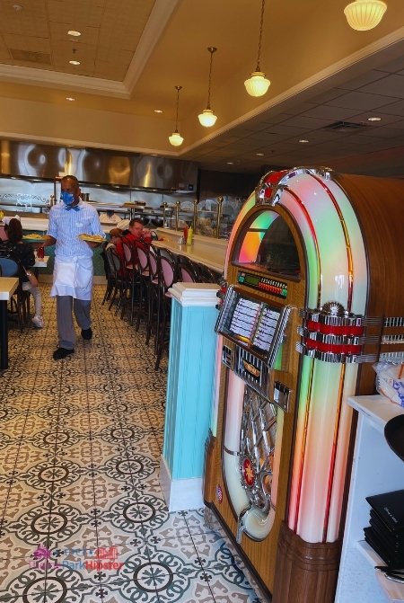 Disney Beach Club Resort Hotel Beaches and Cream Interior with Music Box