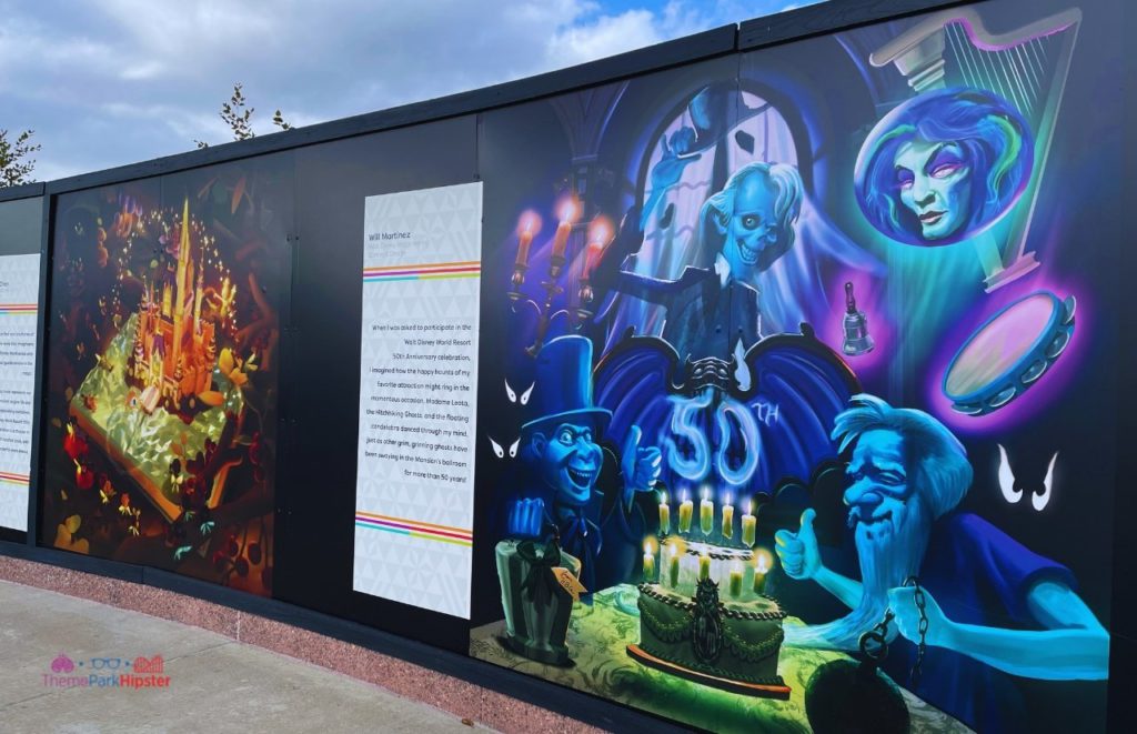 Epcot International Festival of the Arts 2025 Disney 50th Anniversary Concept Art Haunted Mansion. Keep reading to learn about the Epcot Festival of the Arts seminars!