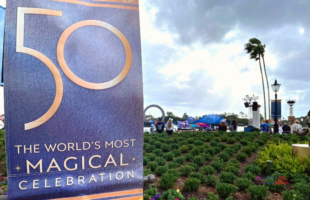 Epcot International Festival of the Arts 2022 Disney 50th Anniversary with Live Action Art