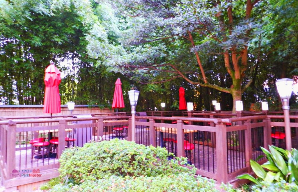 Japan Pavilion at Epcot Katsura Grill Quiet Eating Area